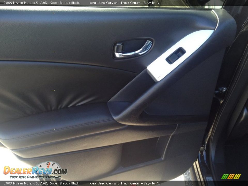 2009 Nissan Murano SL AWD Super Black / Black Photo #19