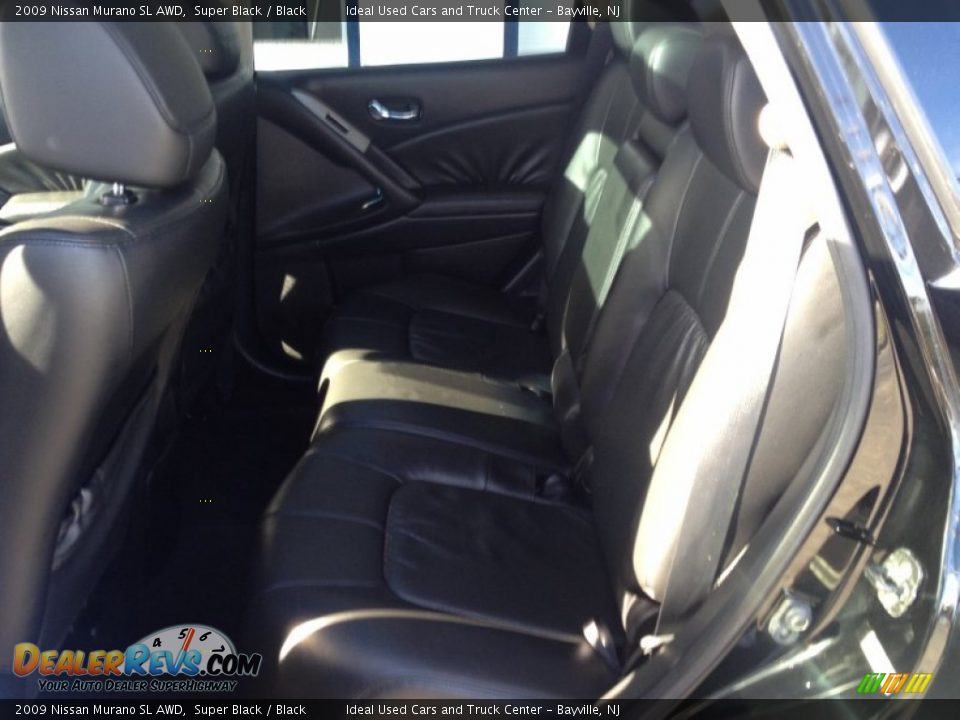 2009 Nissan Murano SL AWD Super Black / Black Photo #20