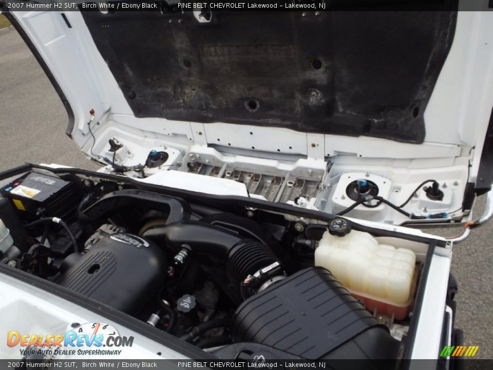 2007 Hummer H2 SUT Birch White / Ebony Black Photo #17