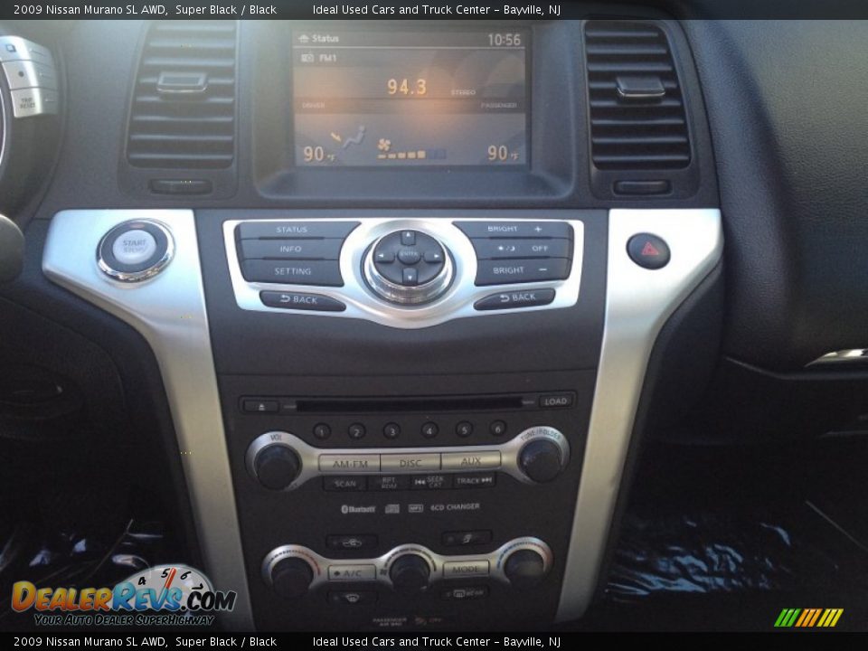 2009 Nissan Murano SL AWD Super Black / Black Photo #24