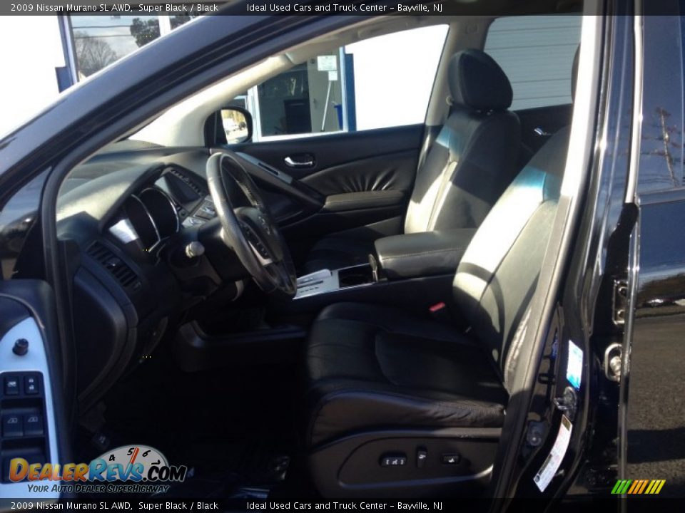 2009 Nissan Murano SL AWD Super Black / Black Photo #27