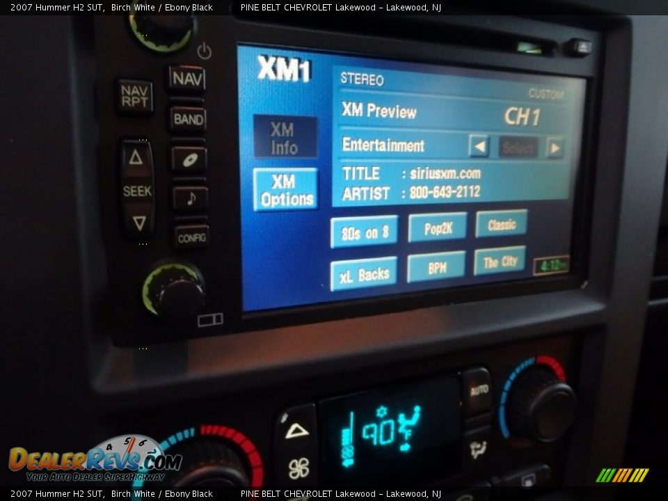 2007 Hummer H2 SUT Birch White / Ebony Black Photo #23