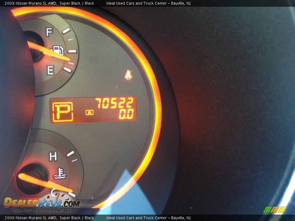 2009 Nissan Murano SL AWD Super Black / Black Photo #28