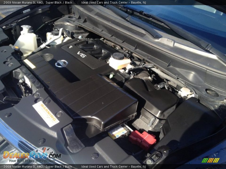 2009 Nissan Murano SL AWD Super Black / Black Photo #29