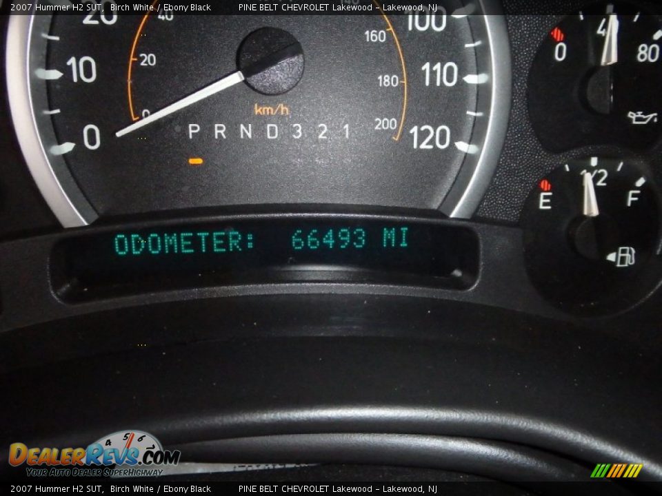 2007 Hummer H2 SUT Birch White / Ebony Black Photo #25