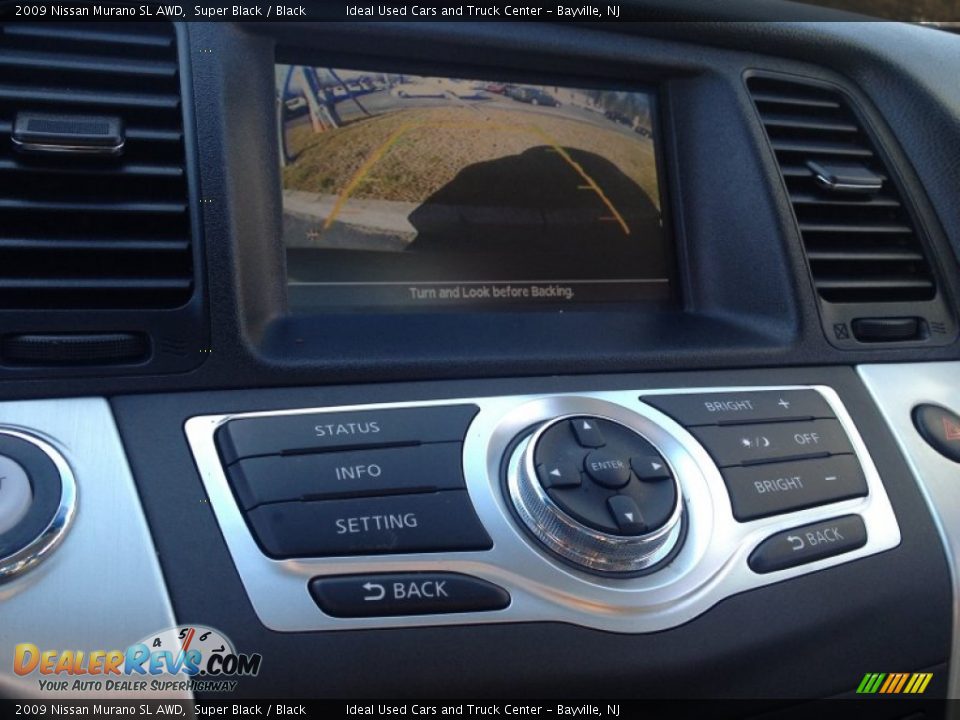 2009 Nissan Murano SL AWD Super Black / Black Photo #30