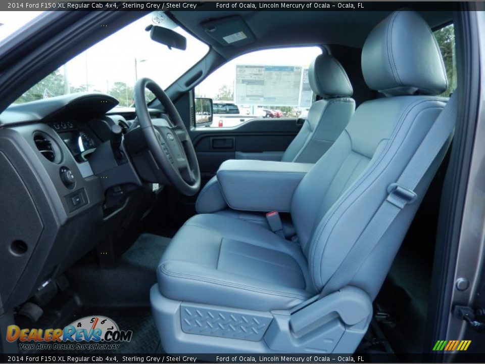 Front Seat of 2014 Ford F150 XL Regular Cab 4x4 Photo #6