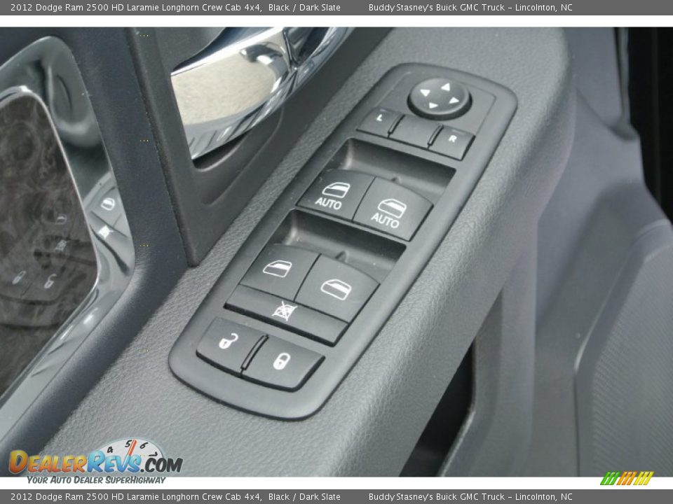 2012 Dodge Ram 2500 HD Laramie Longhorn Crew Cab 4x4 Black / Dark Slate Photo #11