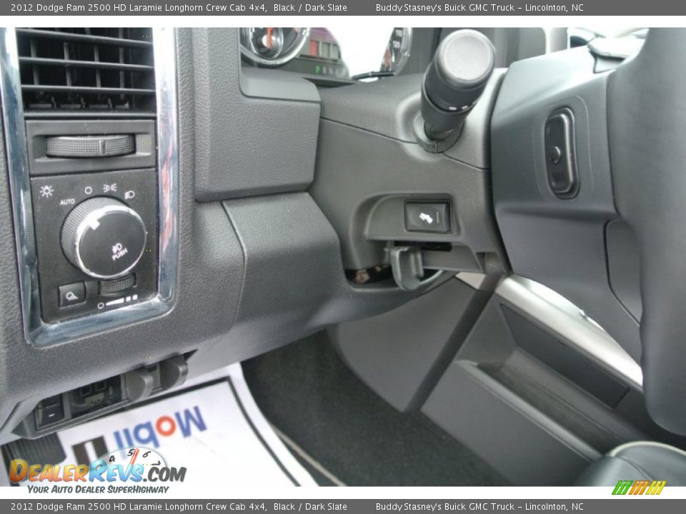 2012 Dodge Ram 2500 HD Laramie Longhorn Crew Cab 4x4 Black / Dark Slate Photo #12