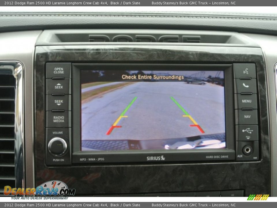 2012 Dodge Ram 2500 HD Laramie Longhorn Crew Cab 4x4 Black / Dark Slate Photo #17