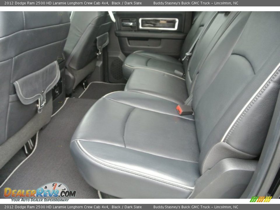 2012 Dodge Ram 2500 HD Laramie Longhorn Crew Cab 4x4 Black / Dark Slate Photo #19