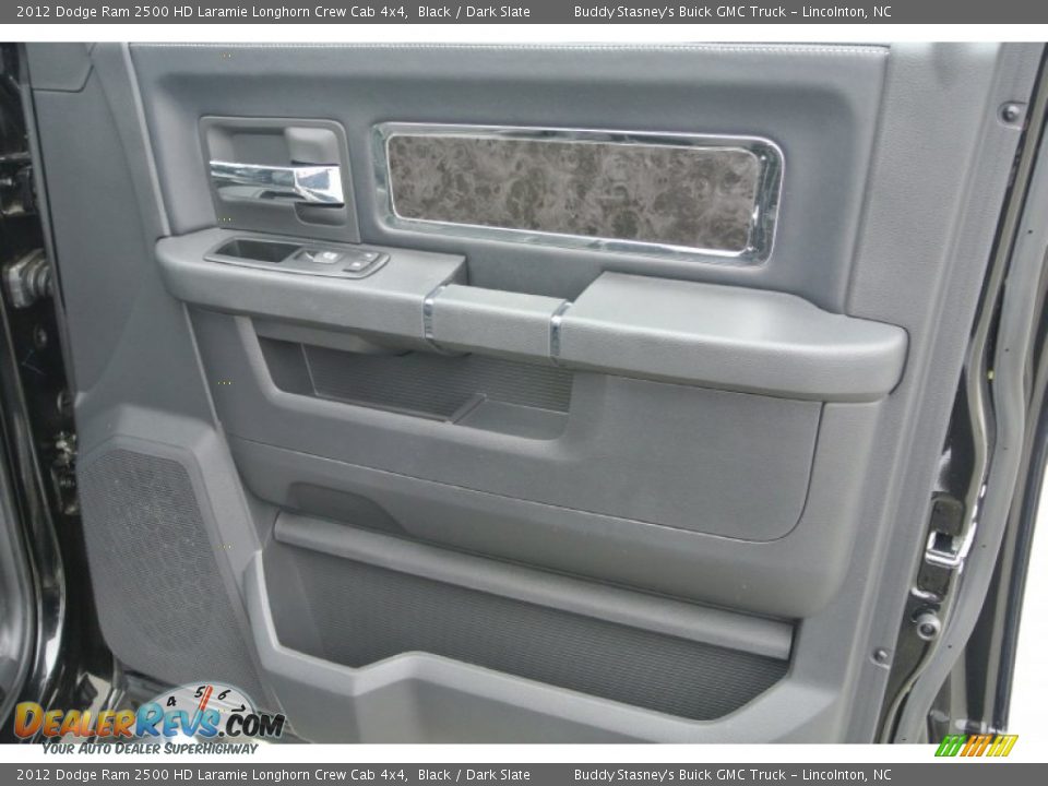 2012 Dodge Ram 2500 HD Laramie Longhorn Crew Cab 4x4 Black / Dark Slate Photo #23