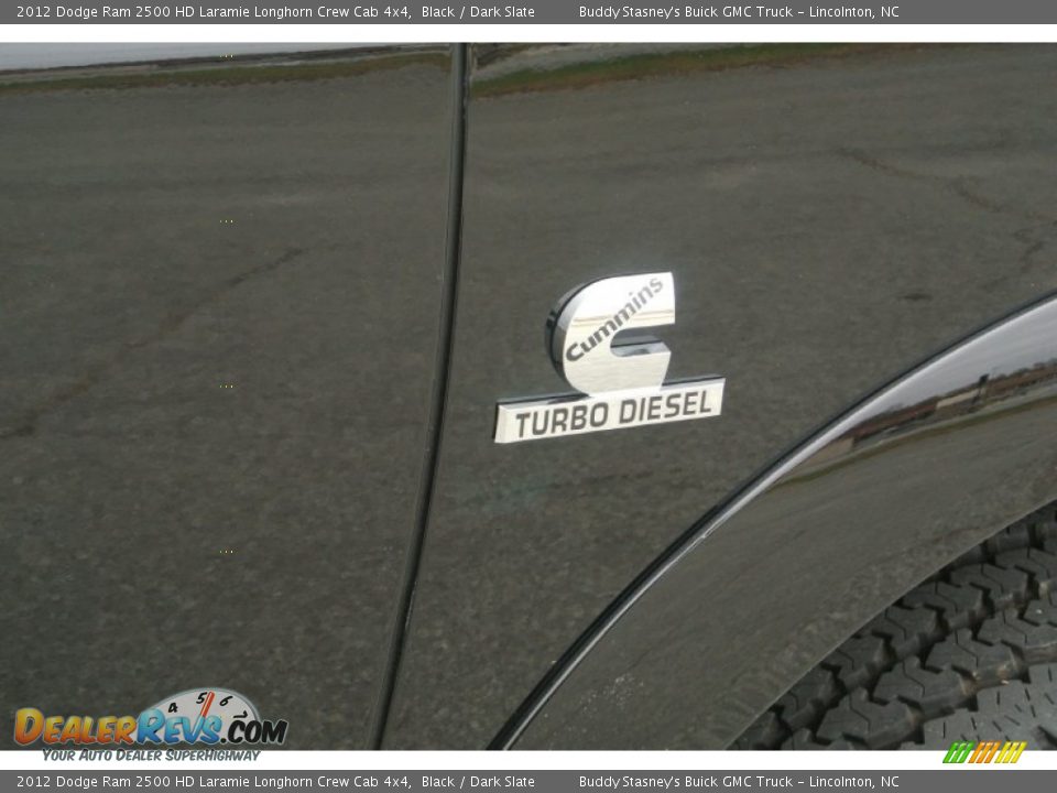 2012 Dodge Ram 2500 HD Laramie Longhorn Crew Cab 4x4 Black / Dark Slate Photo #24