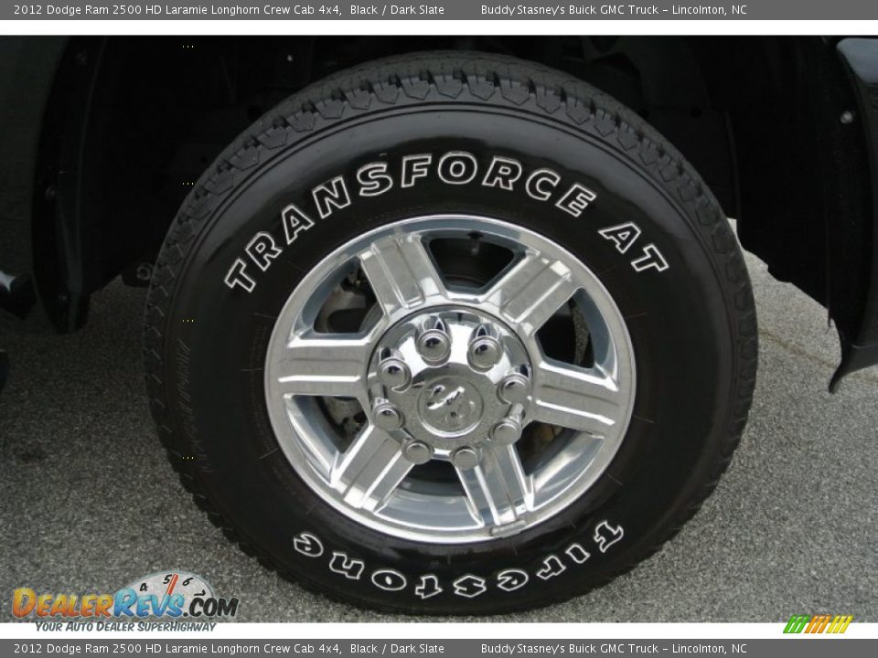 2012 Dodge Ram 2500 HD Laramie Longhorn Crew Cab 4x4 Black / Dark Slate Photo #25