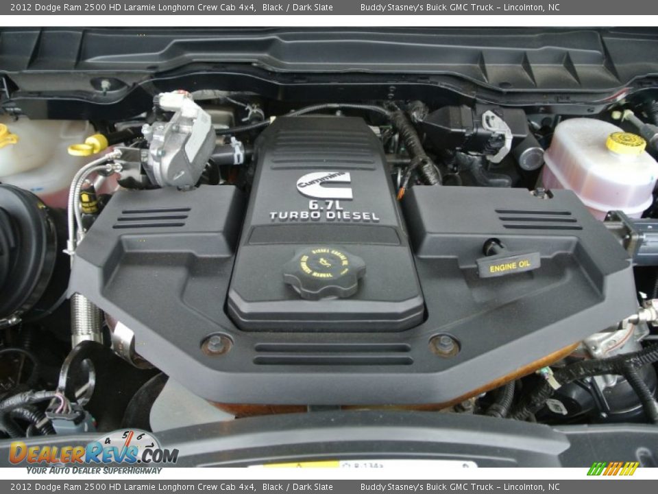 2012 Dodge Ram 2500 HD Laramie Longhorn Crew Cab 4x4 Black / Dark Slate Photo #26