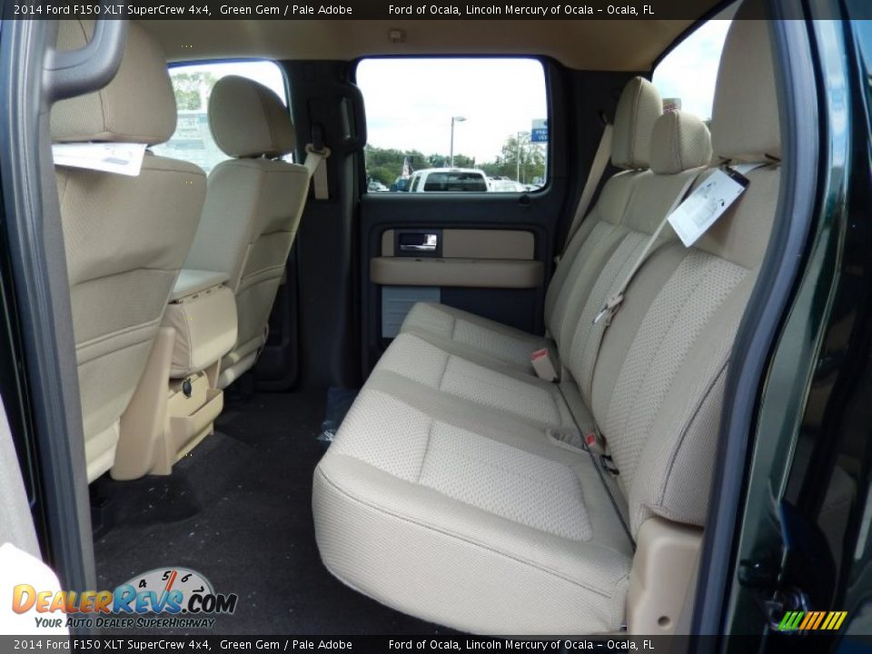 Rear Seat of 2014 Ford F150 XLT SuperCrew 4x4 Photo #7