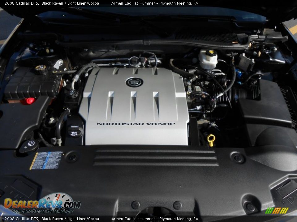 2008 Cadillac DTS Black Raven / Light Linen/Cocoa Photo #19