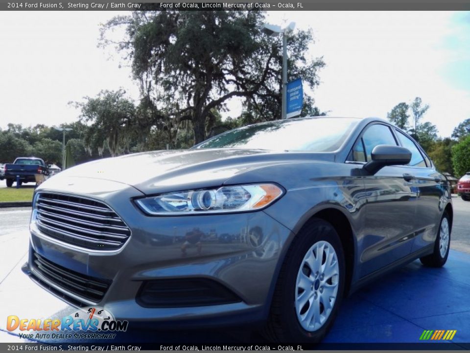2014 Ford Fusion S Sterling Gray / Earth Gray Photo #1