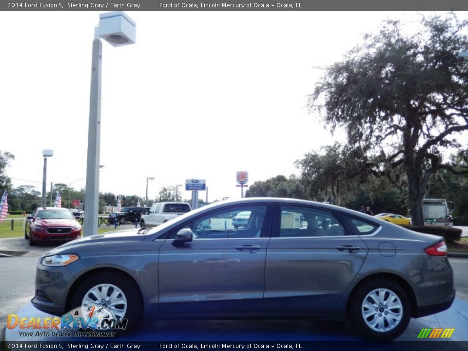 2014 Ford Fusion S Sterling Gray / Earth Gray Photo #2