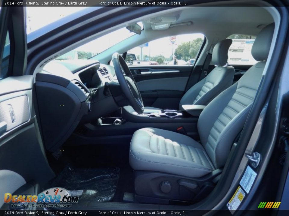 2014 Ford Fusion S Sterling Gray / Earth Gray Photo #6