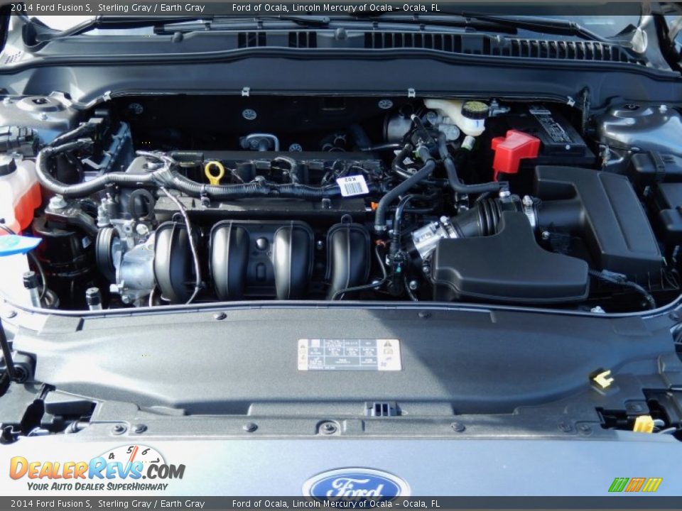 2014 Ford Fusion S Sterling Gray / Earth Gray Photo #11