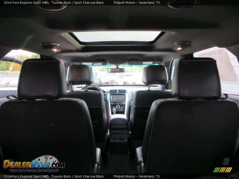 2014 Ford Explorer Sport 4WD Tuxedo Black / Sport Charcoal Black Photo #23