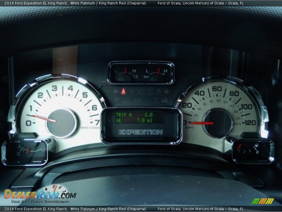 2014 Ford Expedition EL King Ranch Gauges Photo #10