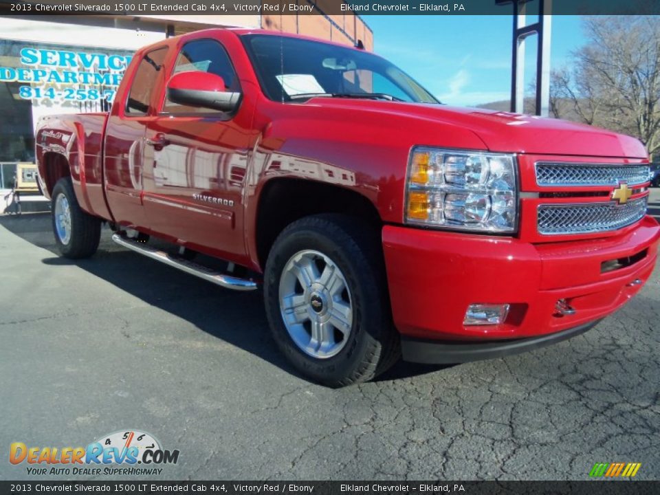 2013 Chevrolet Silverado 1500 LT Extended Cab 4x4 Victory Red / Ebony Photo #1