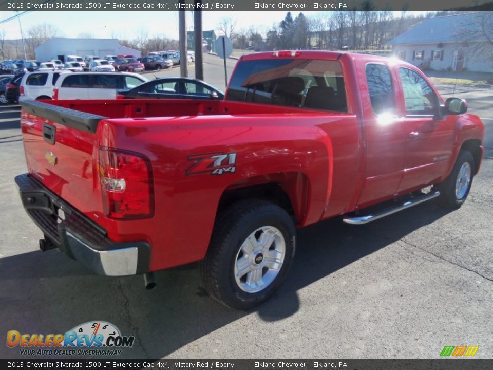 2013 Chevrolet Silverado 1500 LT Extended Cab 4x4 Victory Red / Ebony Photo #3