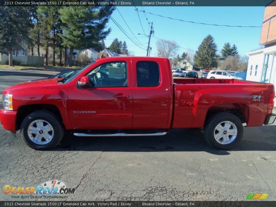 2013 Chevrolet Silverado 1500 LT Extended Cab 4x4 Victory Red / Ebony Photo #6