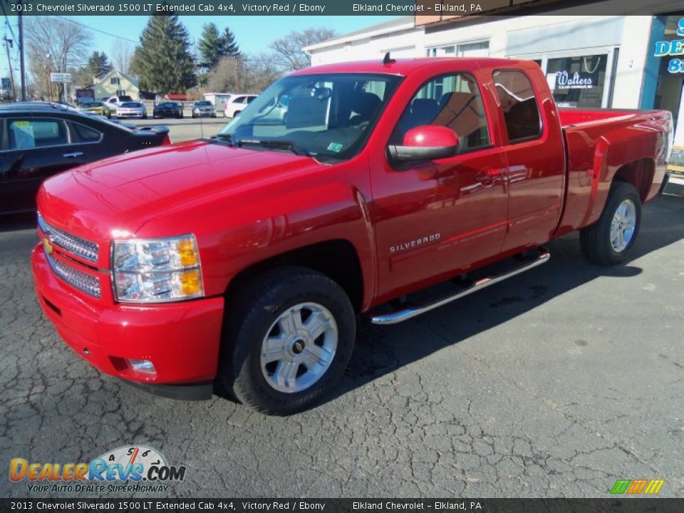 2013 Chevrolet Silverado 1500 LT Extended Cab 4x4 Victory Red / Ebony Photo #7