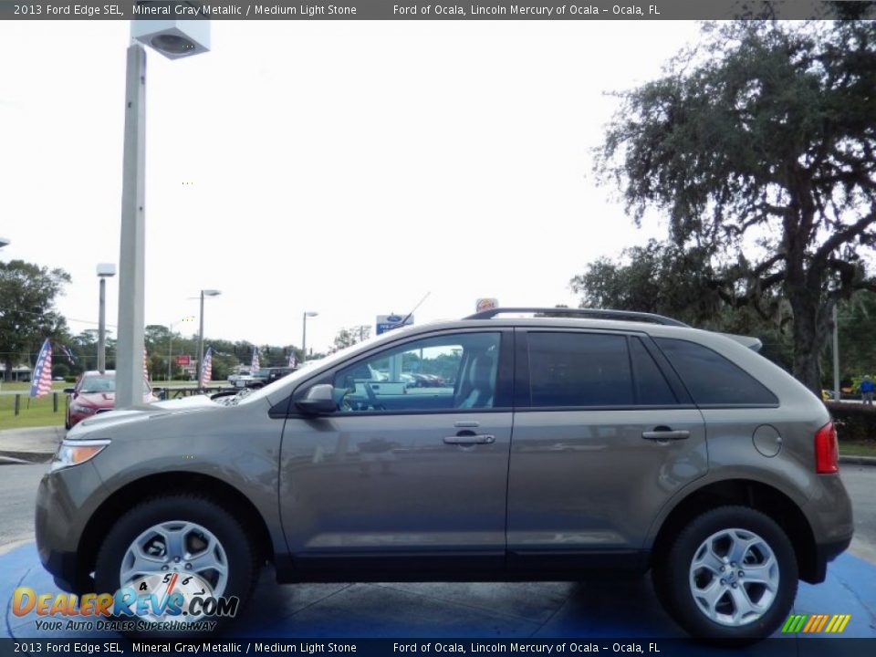 2013 Ford Edge SEL Mineral Gray Metallic / Medium Light Stone Photo #2