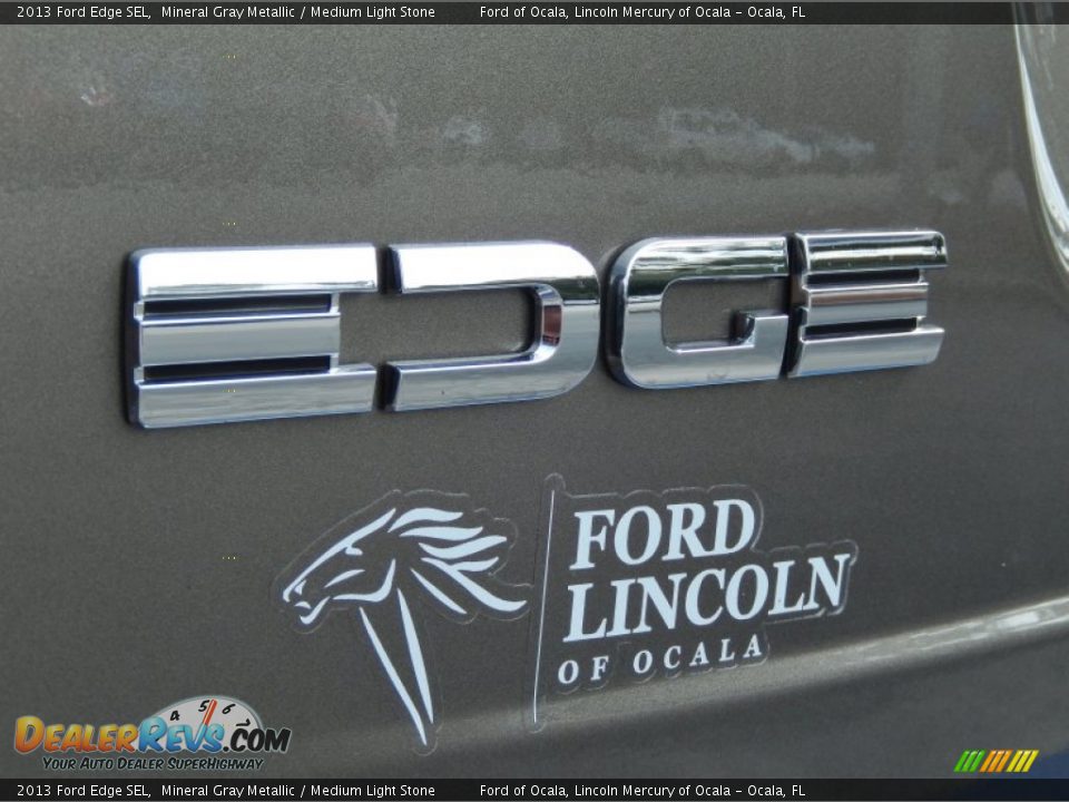 2013 Ford Edge SEL Mineral Gray Metallic / Medium Light Stone Photo #4