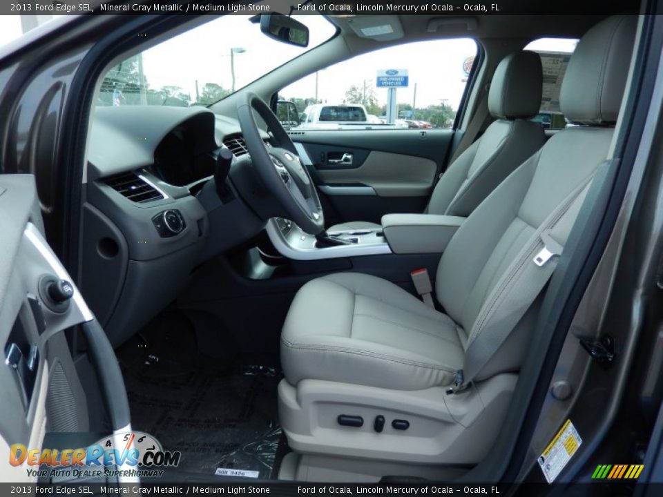 2013 Ford Edge SEL Mineral Gray Metallic / Medium Light Stone Photo #6