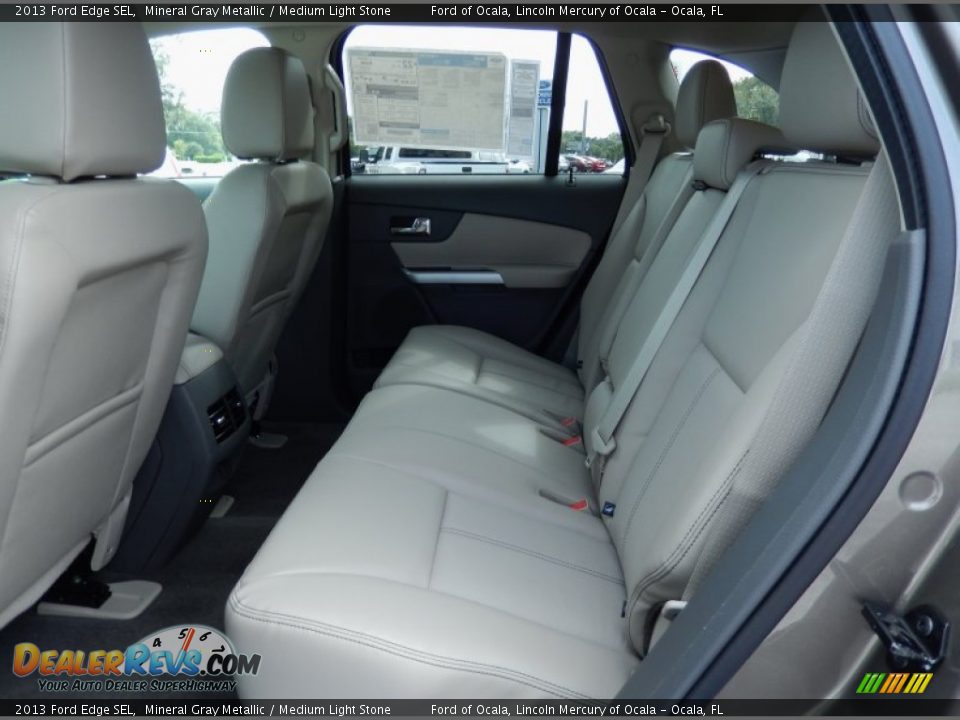 2013 Ford Edge SEL Mineral Gray Metallic / Medium Light Stone Photo #7