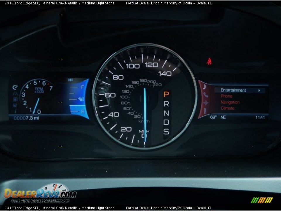 2013 Ford Edge SEL Mineral Gray Metallic / Medium Light Stone Photo #9