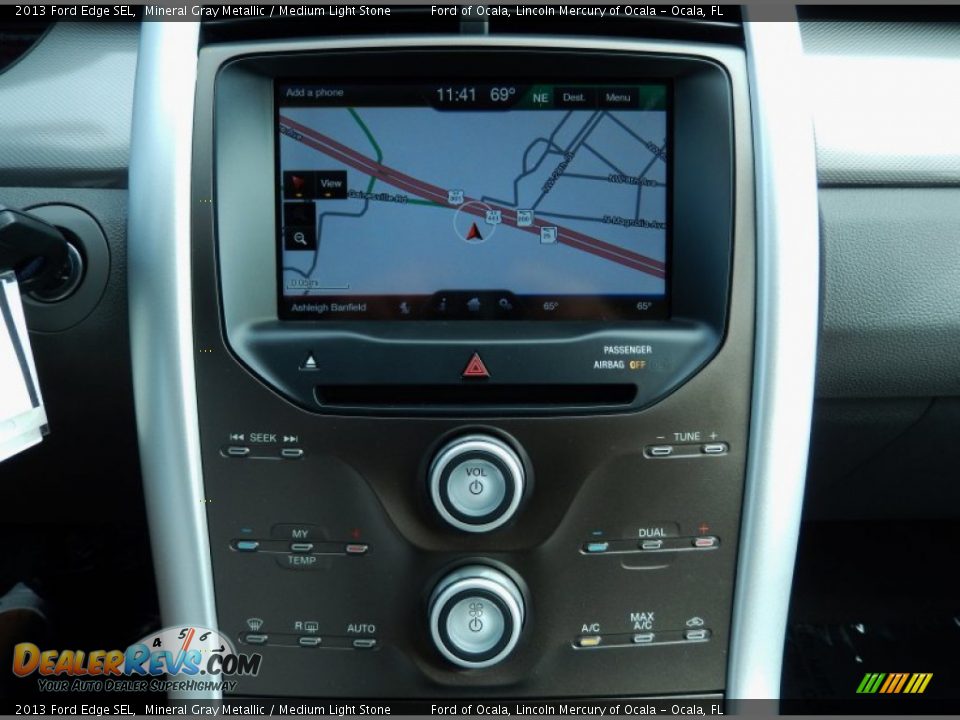 2013 Ford Edge SEL Mineral Gray Metallic / Medium Light Stone Photo #10