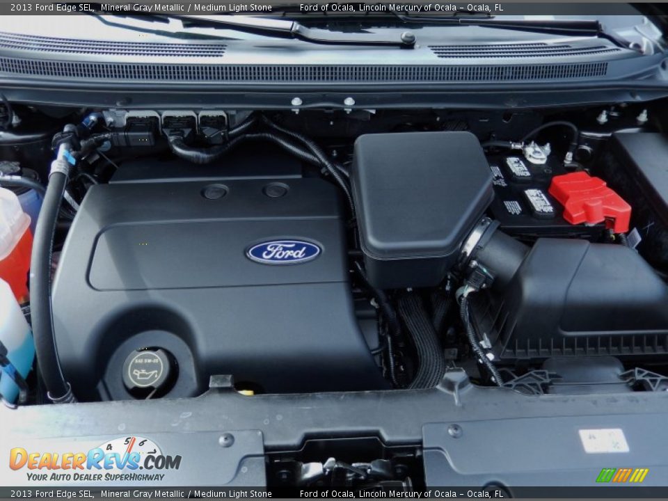 2013 Ford Edge SEL Mineral Gray Metallic / Medium Light Stone Photo #11