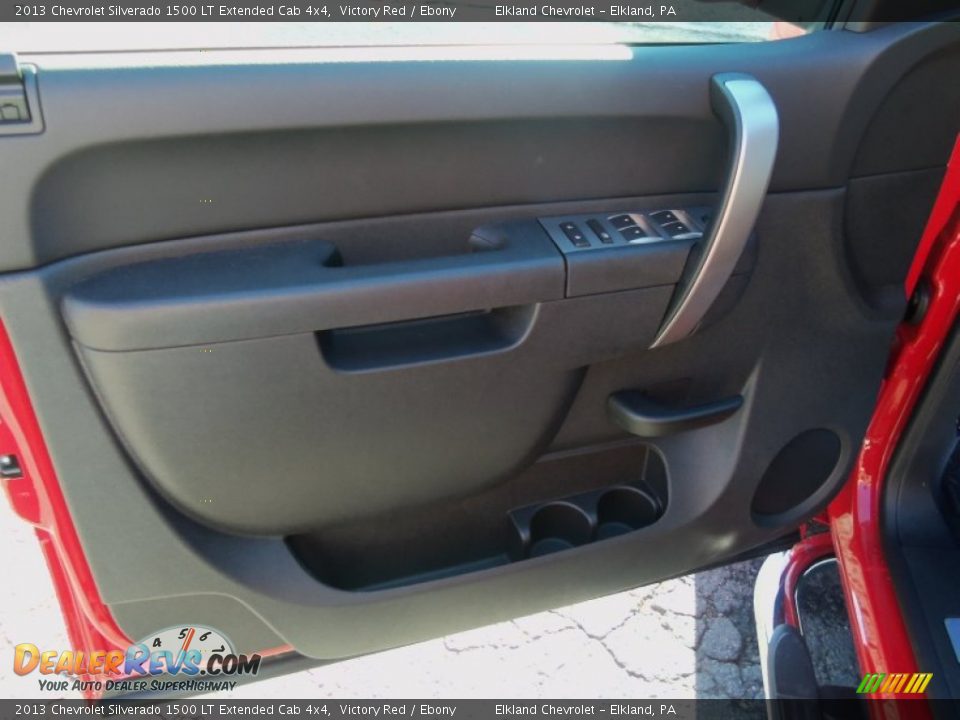 2013 Chevrolet Silverado 1500 LT Extended Cab 4x4 Victory Red / Ebony Photo #27