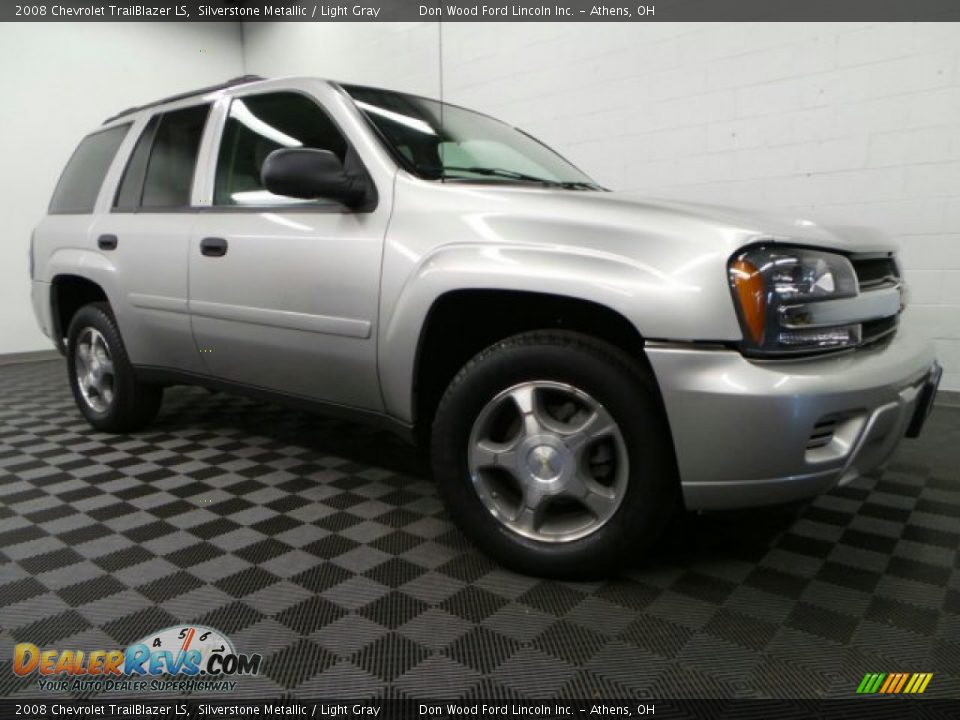 2008 Chevrolet TrailBlazer LS Silverstone Metallic / Light Gray Photo #1