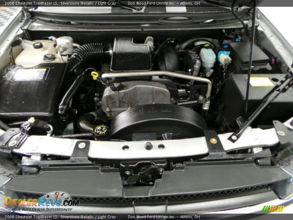 2008 Chevrolet TrailBlazer LS Silverstone Metallic / Light Gray Photo #6