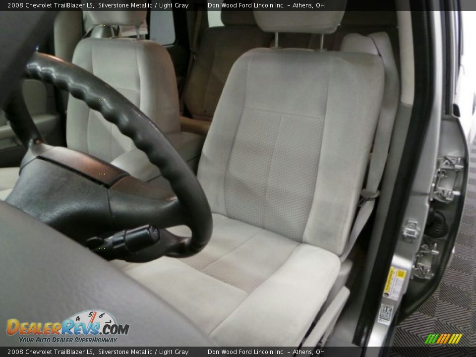 2008 Chevrolet TrailBlazer LS Silverstone Metallic / Light Gray Photo #7