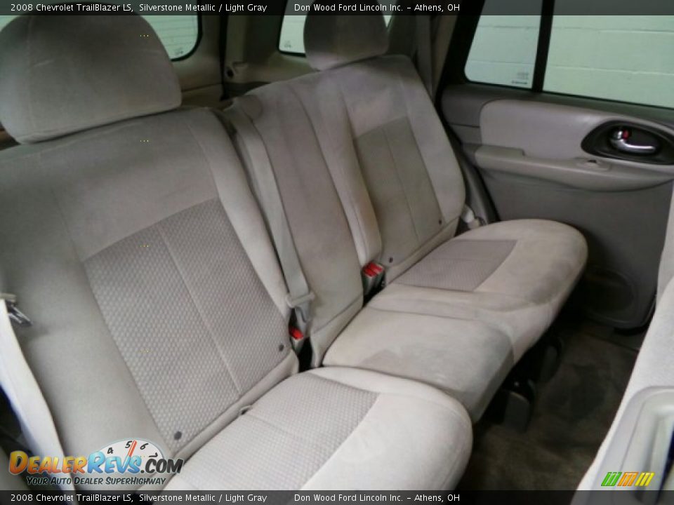2008 Chevrolet TrailBlazer LS Silverstone Metallic / Light Gray Photo #9