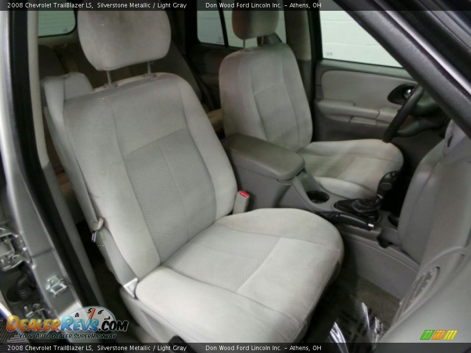 2008 Chevrolet TrailBlazer LS Silverstone Metallic / Light Gray Photo #10
