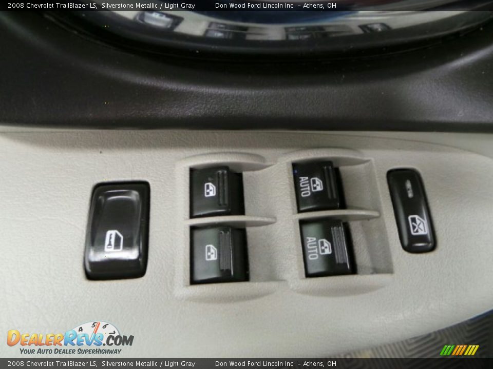 2008 Chevrolet TrailBlazer LS Silverstone Metallic / Light Gray Photo #13
