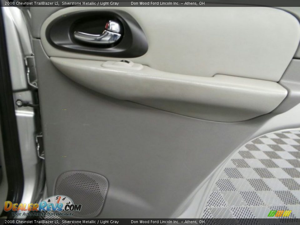 2008 Chevrolet TrailBlazer LS Silverstone Metallic / Light Gray Photo #15