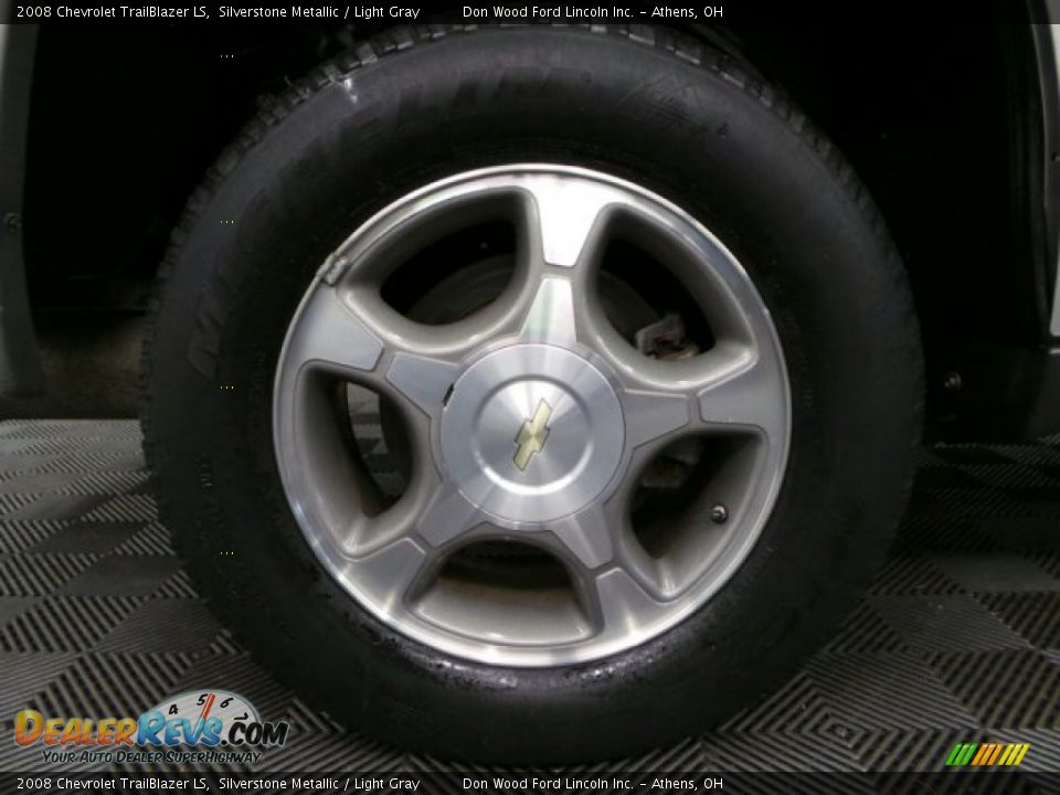 2008 Chevrolet TrailBlazer LS Silverstone Metallic / Light Gray Photo #27