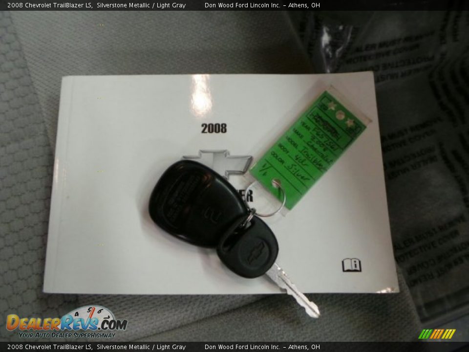 2008 Chevrolet TrailBlazer LS Silverstone Metallic / Light Gray Photo #29