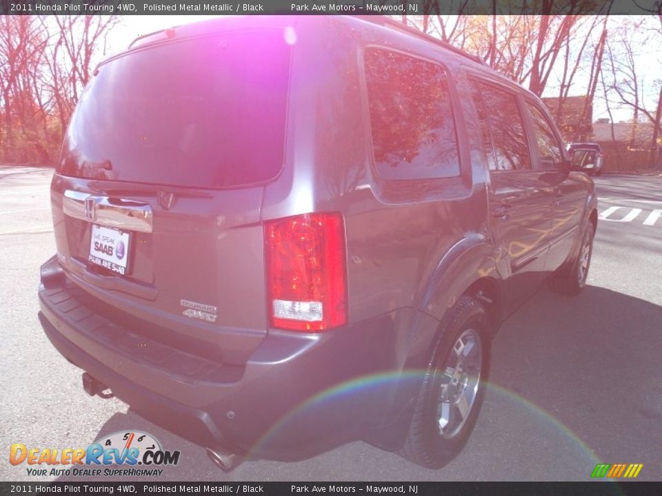 2011 Honda Pilot Touring 4WD Polished Metal Metallic / Black Photo #5