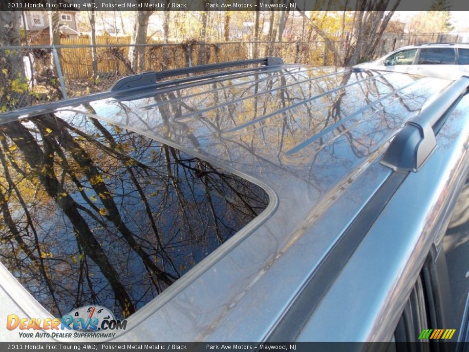 2011 Honda Pilot Touring 4WD Polished Metal Metallic / Black Photo #35